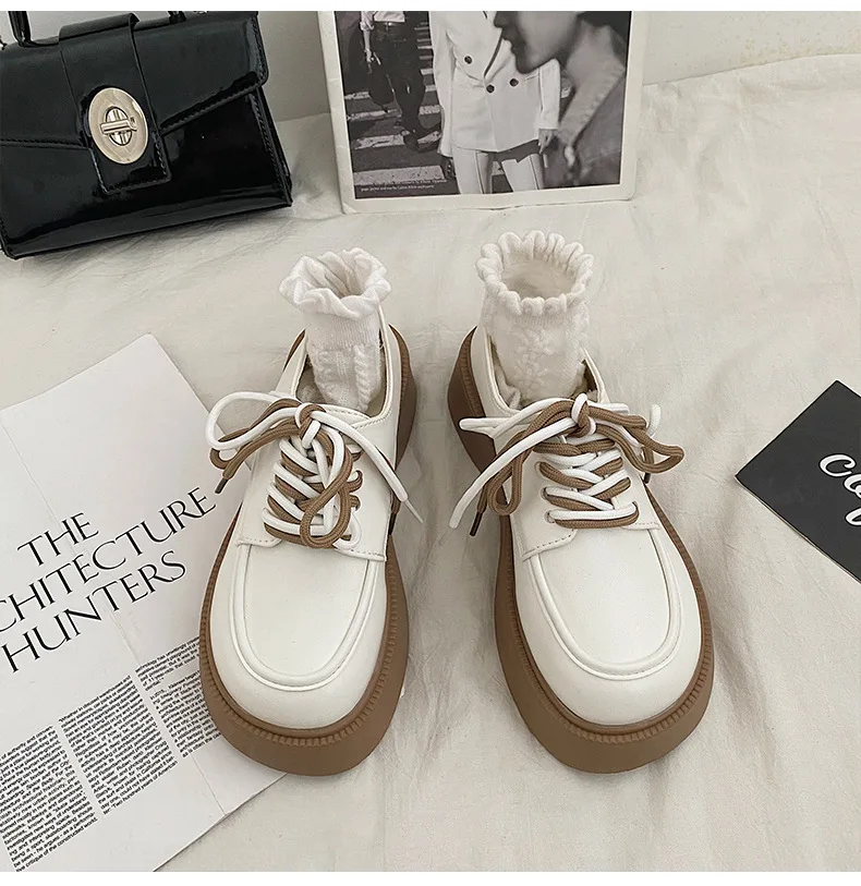 

Женские универсальные туфли 2023, женская обувь, сабо на платформе, Модные Туфли-оксфорды в британском стиле, Новые Классические летние криперы в стиле ретро