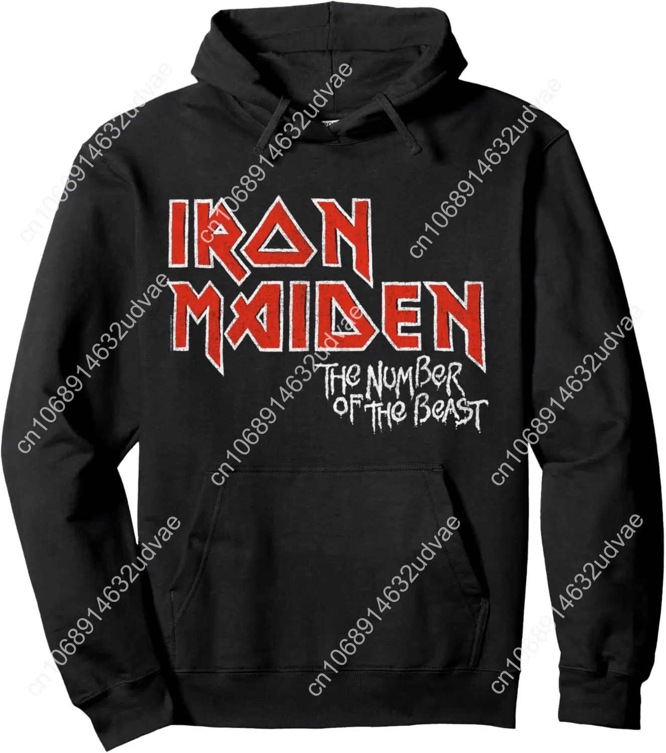 Фото Iron Maiden - _Винтажный пуловер с капюшоном и логотипом NOTB №1