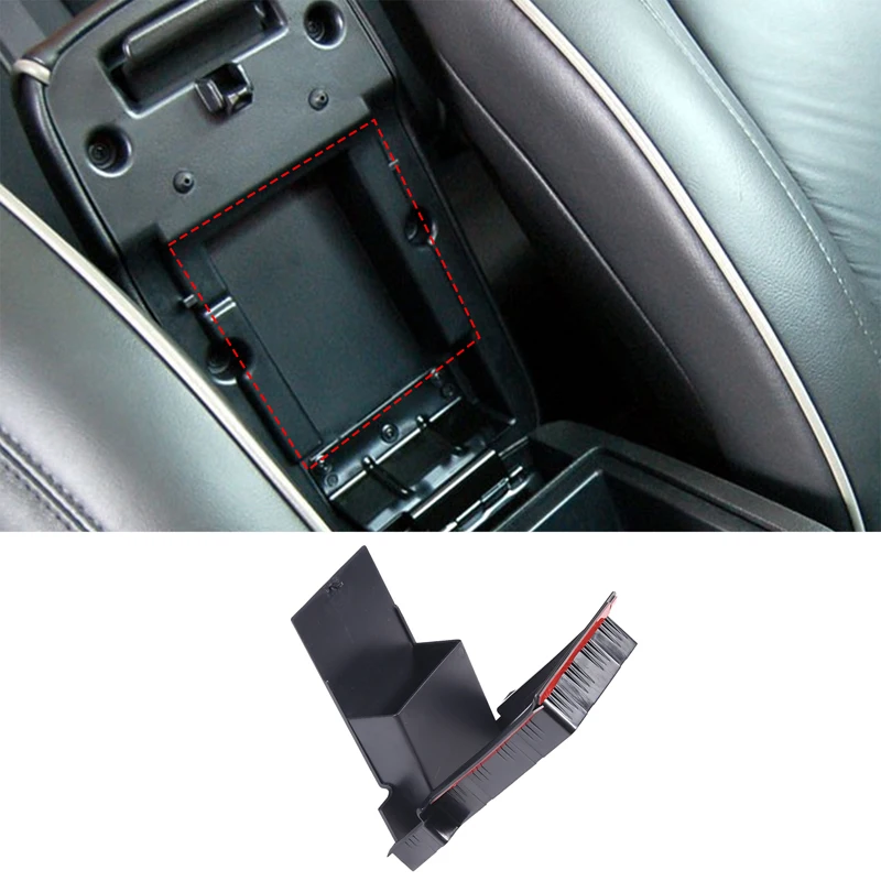 

For Hummer H3 2005-2009 ABS Black Car Central Control Armrest Box Privacy Storage Box Auto Part Accessories Tray