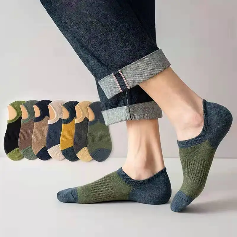 

1Pair Men Cotton Short Socks Fashion Style Breathable Casual Ankle Sock Male Comfortable Street Sport Sock