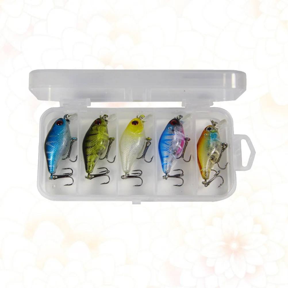 

5 Pcs Lures Vivid Bait 4.5cm/16g Artificial Lures Sea Baits for Trout