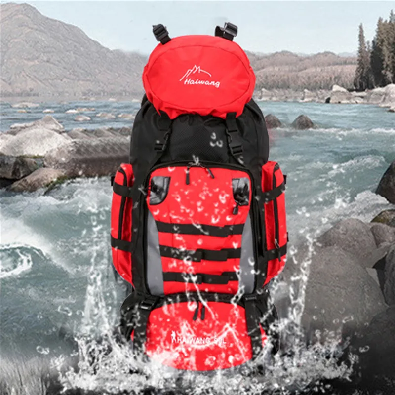 

Large Capacity Outdoor Travel Backpack Camping Hiking Army Climbing Bags Trekking Mountaineering Sport Bag High Quality