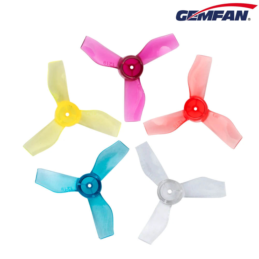 8 пар Gemfan 31 мм 1219 0 8x0703x3 3 Лопасти PC Propeller 1103 1 для RC FPV Racing Freestyle Tinywhoop Mobula6 Drones - купить
