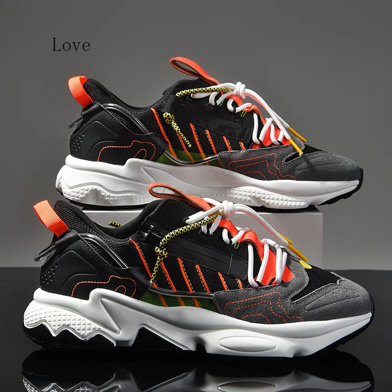 

running shoes Men's Casual Sneakers Streetwear Superstar Chunky Shoes Men Designer Sneakers Platform Trainer Men chaussure homme