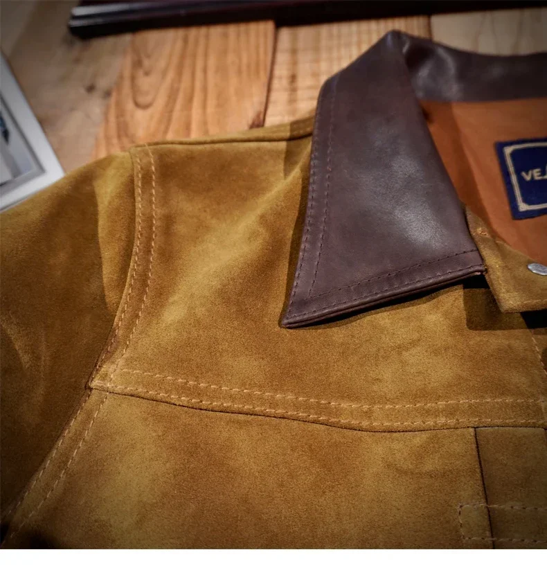 Тупая бритва выглядит текстурой! RRL Американская винтажная итальянская масляная