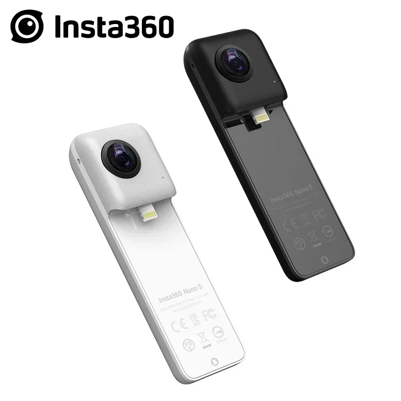 Прямая поставка новая видеопанорамная камера Insta360 Nano S 4K 360 VR 2021 20 МП фото для iphone X