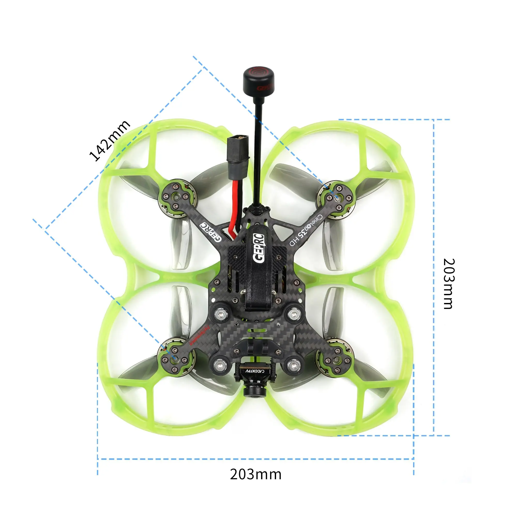 GEPRC CineLog35 Performance VISTA HD GEP-F722-45A AIO Nebula Pro SPEEDX2 2105 5 2650KV 6S 3 дюймов FPV Cinewhoop Дрон | Игрушки и
