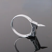 womens self defense ring stainless steel self defense ring blade ring personalized pattern anti wolf artifact outdoor edc tool