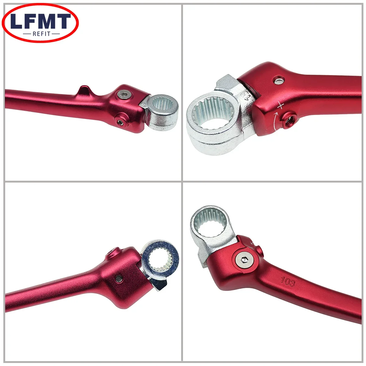 Фото Для Honda CRF150R CRF250R CRF450R CRF150RB CRF 150R 250R 450R 150RB мотоциклетный кованый рычаг старта педали 2007-2024 №3