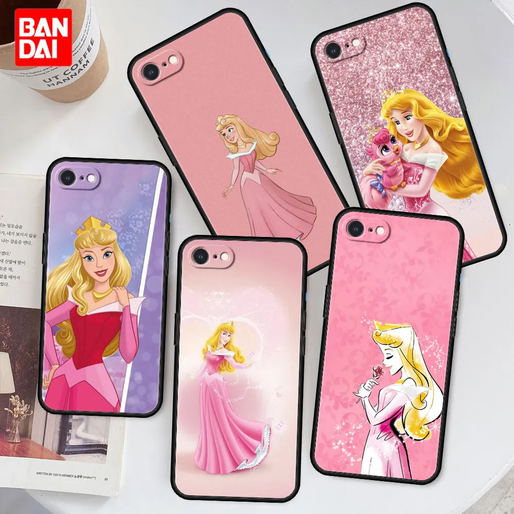

Cover Case for iPhone 6 6S 7 8 SE 2020 X XS XR Plus Max Soft Capa Armor Funda Cell Fashion Luxury Belle Disney Princess Aurora