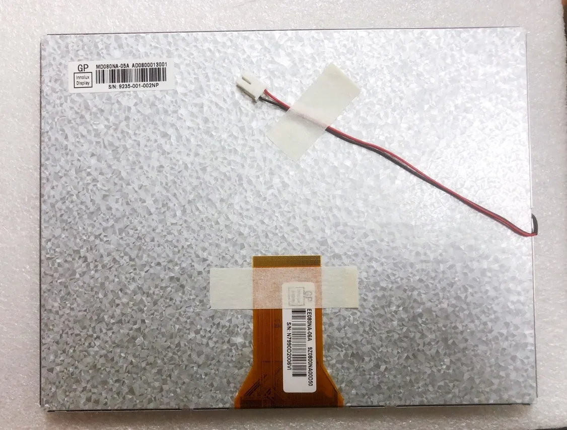 TM080SDH01 AT080TN52 V.1 EJ080NA-05B EJ080NA-05A 183*141 4:3 50-контактный ЖК-дисплей 800x600 |