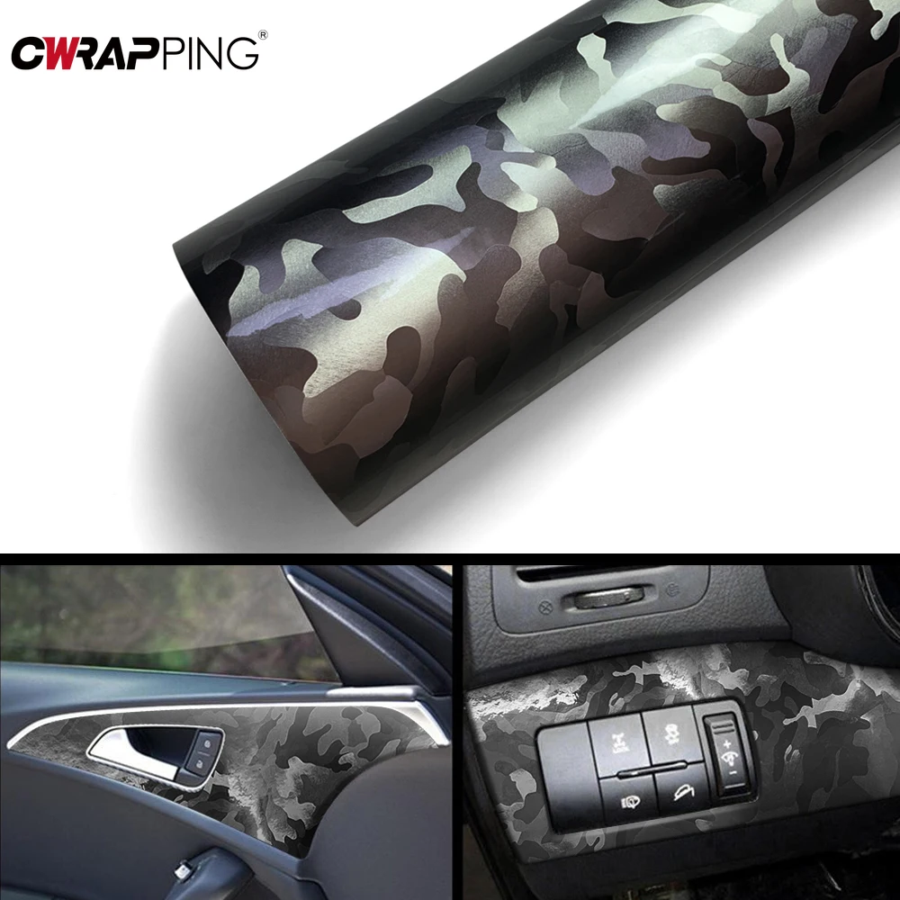 Błyszcząca folia winylowa z włókna węglowego Wodoodporna samoprzylepna ochronna na karoserię Motocyklowa dekoracyjna Akcesoria samochodowe