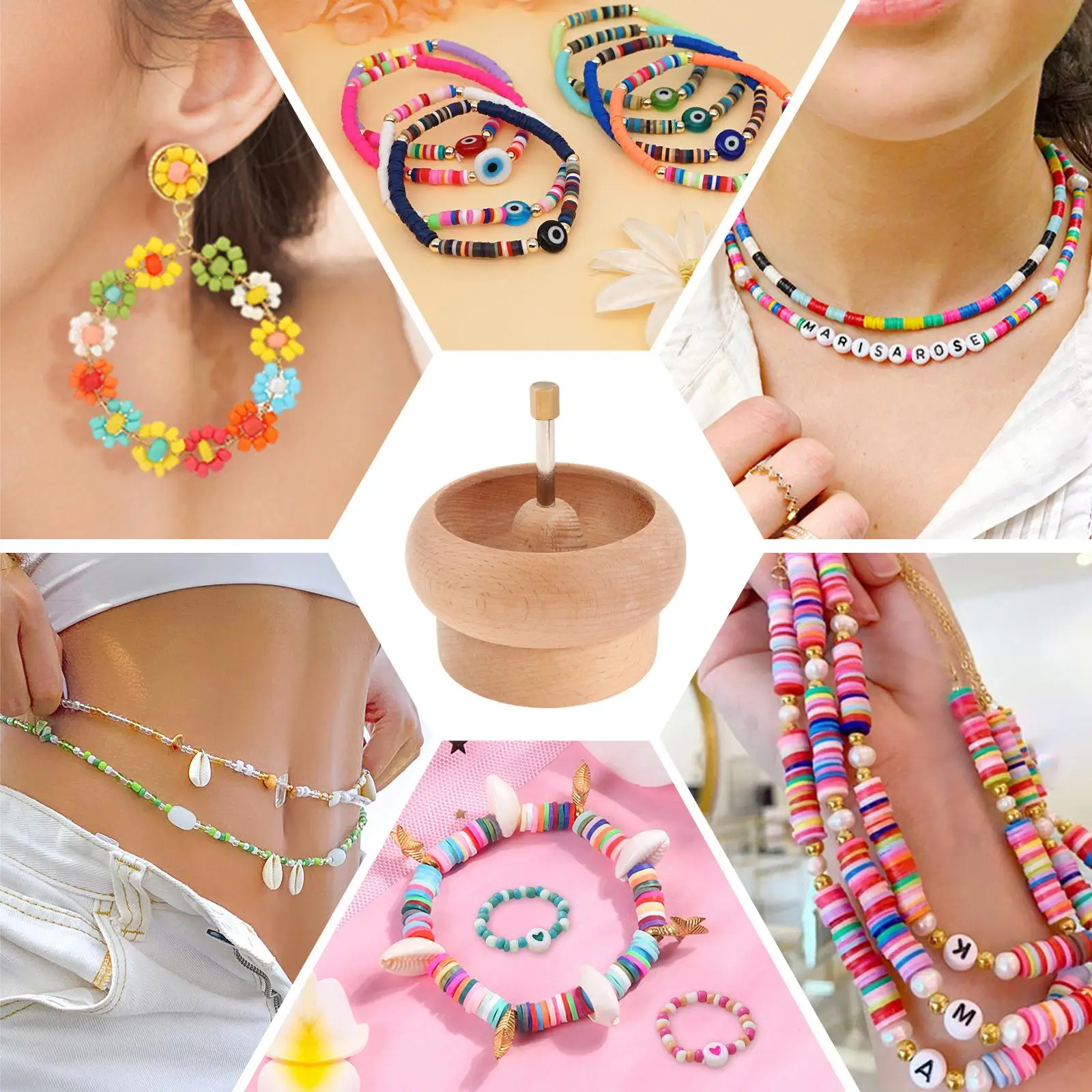 

Bead Spinner DIY Making Bead Spinner Kit for Jewelry Making Fringe Bracelets