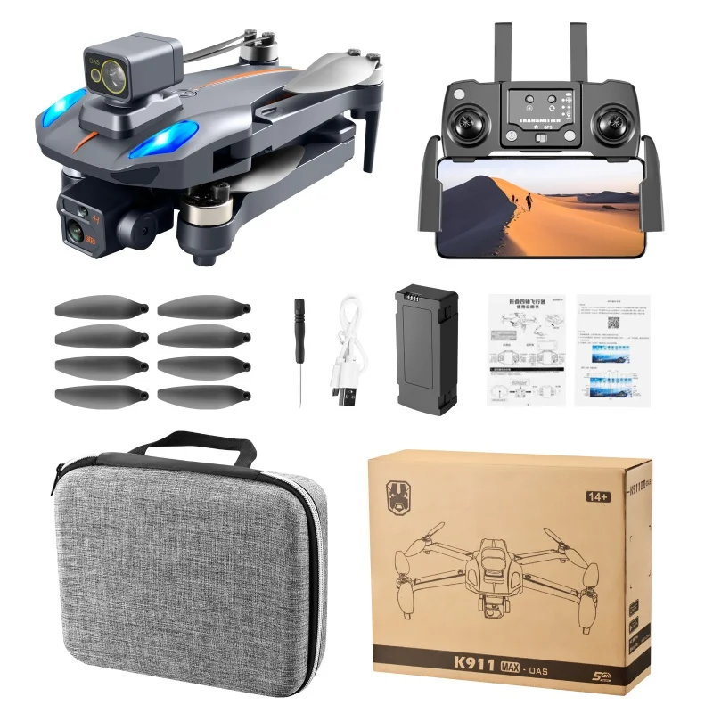 

New K911 Max GPS Obstacle Avoidance Dron With 8K Dual Camera 1200M Long Distance 5G WIFI Drone