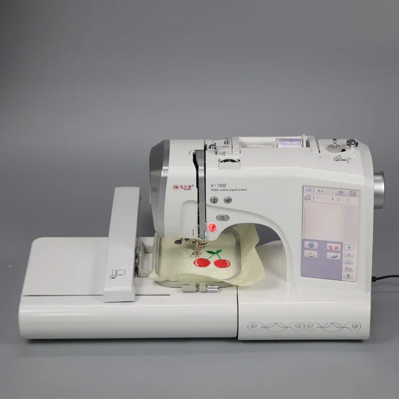 Домашняя маленькая автоматическая компьютеризированная вышивальная машина для