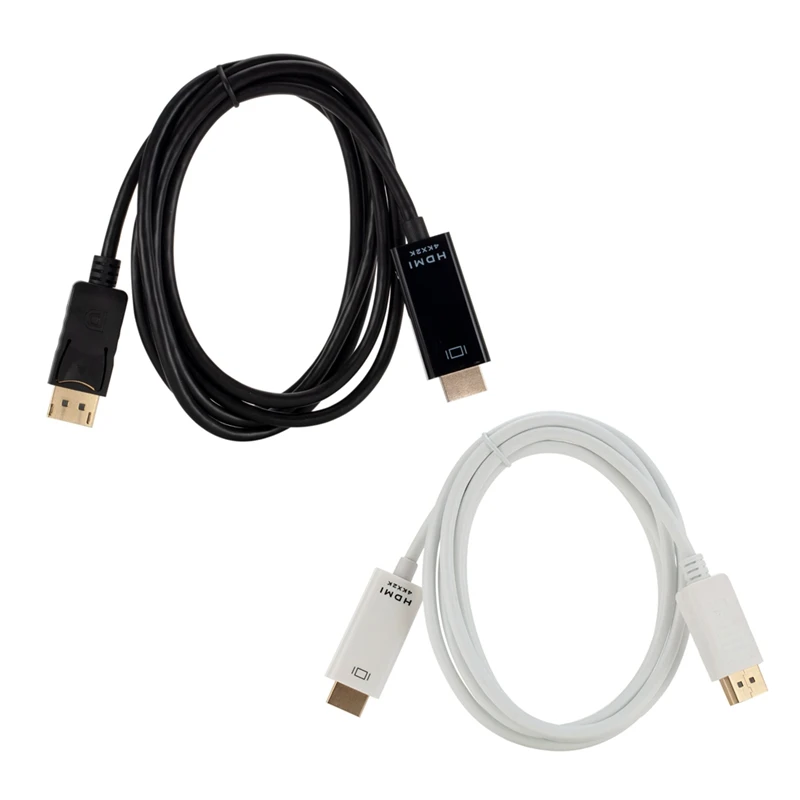 

New 1.8M Display Port Male Dp To Hdmi Male Cable Adapter Converter For Pc Laptop Hd Projector
