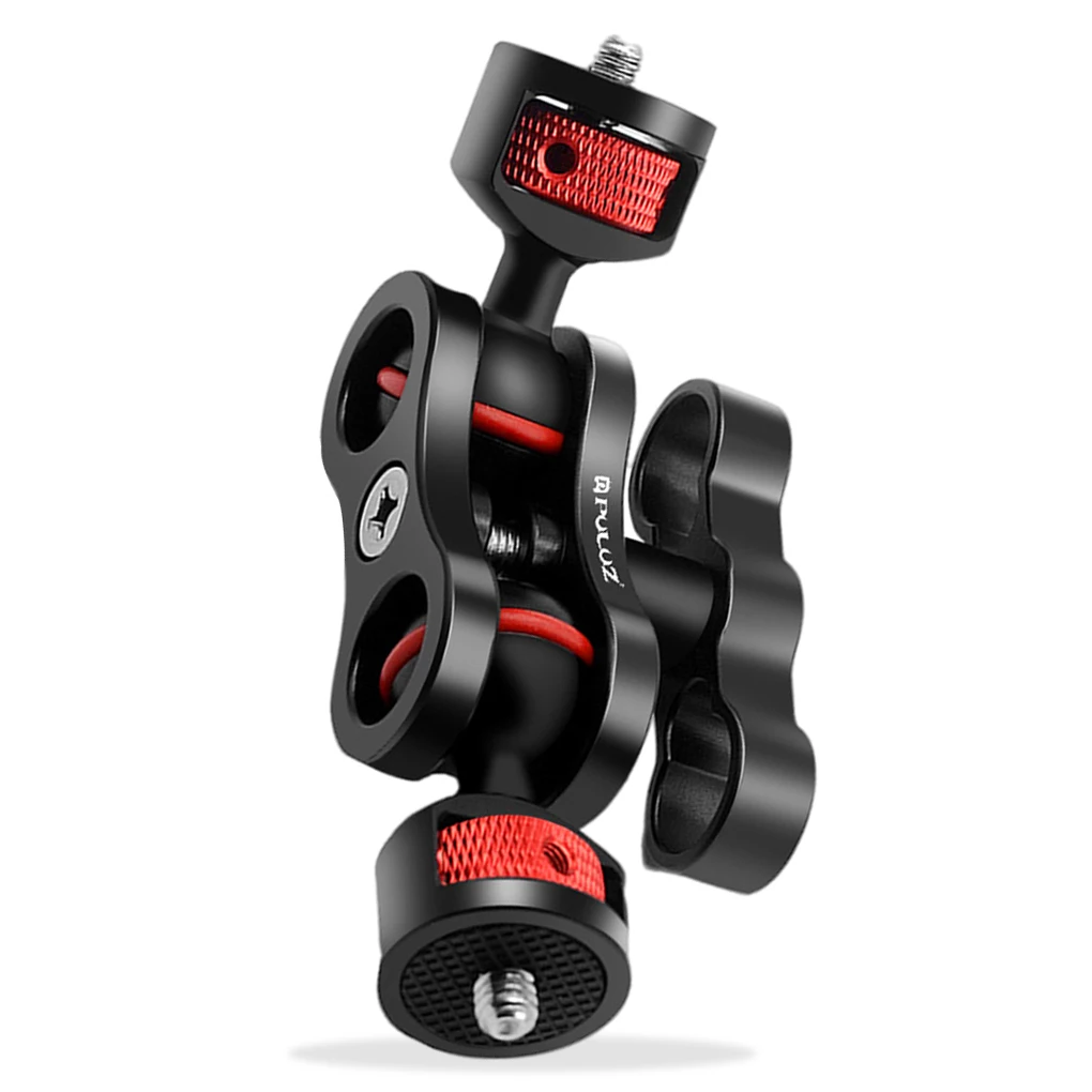 

PULUZ Camera Side Arm Rotatable 1/4 Inch Screw Strobe Lamp Aluminum Alloy Cameras Accessory Photo Shooting Supplies