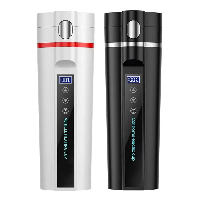 

1pcs Car Electric Tea Cup Vehicle Smart Mug With Temperature Control Auto Portable Electric Kettle Automobiles Accessories