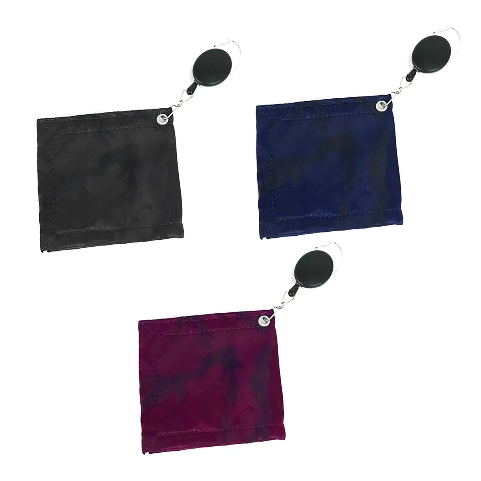 Ball Towel Small Size Square With Clip Wipe For Men Women 12