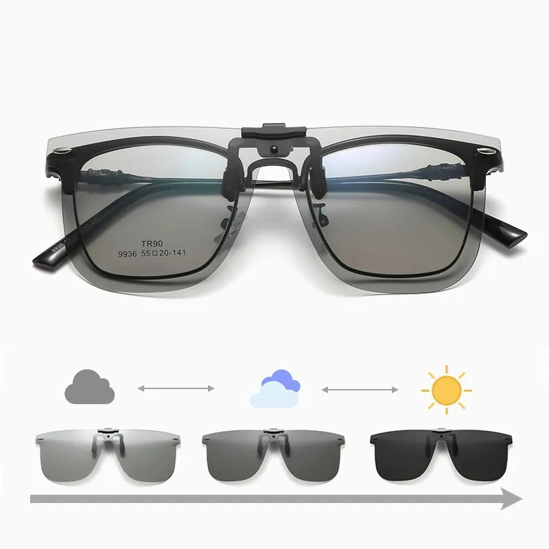

Classic Polaroid Fashion Sunglasses Polarized Square Glasses New Driving Men Glasses Multicolor Glasses Clip Optical Glasses