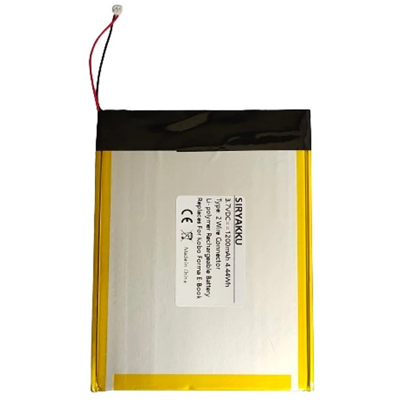 Литий-полимерный аккумулятор высокой емкости 1200 мАч для электронной книги Kobo Forma