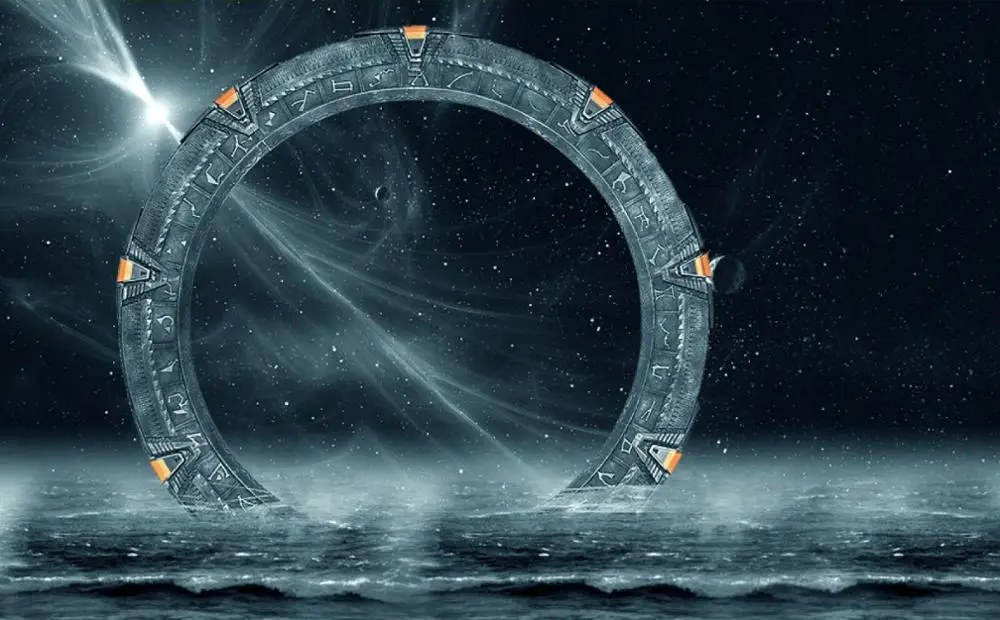 

Stargate in the Ocean Art print Silk poster Home Wall Decor