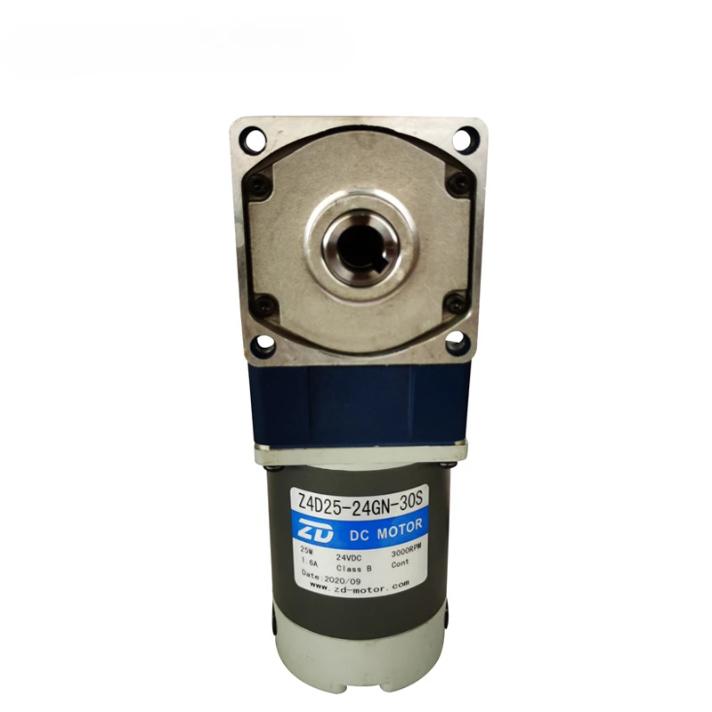 Z4D25-24GN-30S/4GN25RC DC щеточный полый прямоугольный мотор-редуктор для пищевого