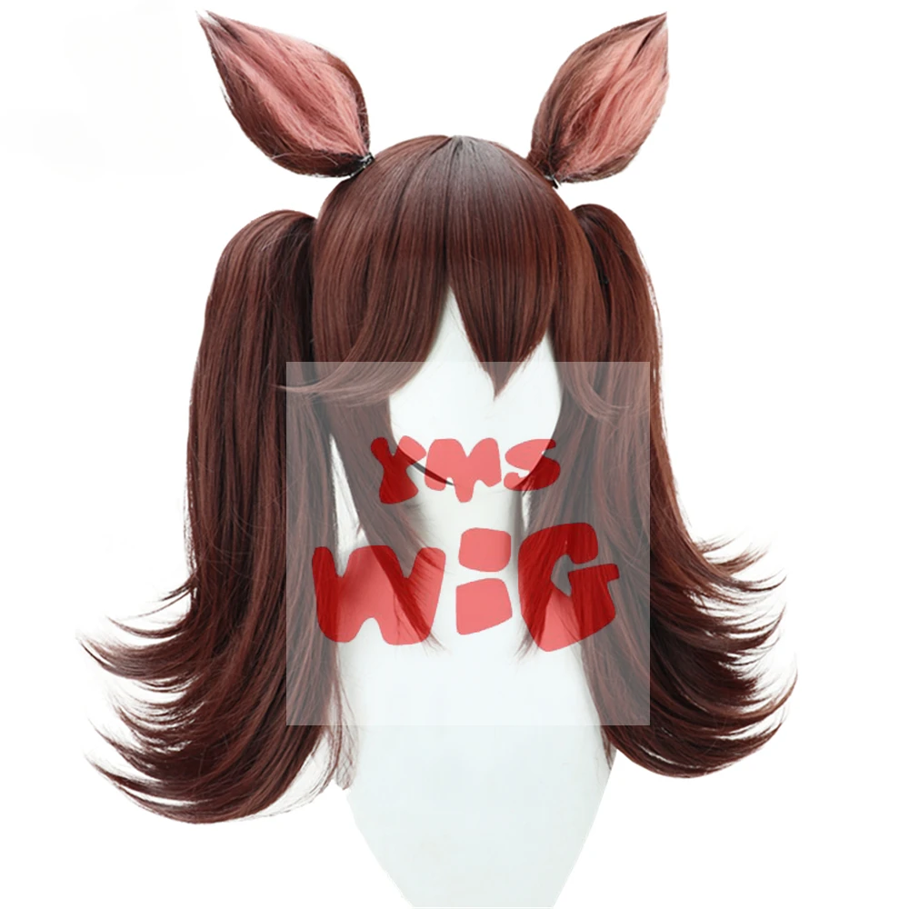 YMS WIG Uma musume Pretty Derby Hishi Akebono головной убор для косплея Хэллоуин Карнавальный