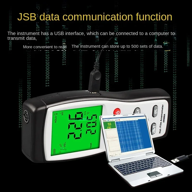 AR866A 0-30 м/с термоанемометр с горячей проволокой тестер цифровой измеритель