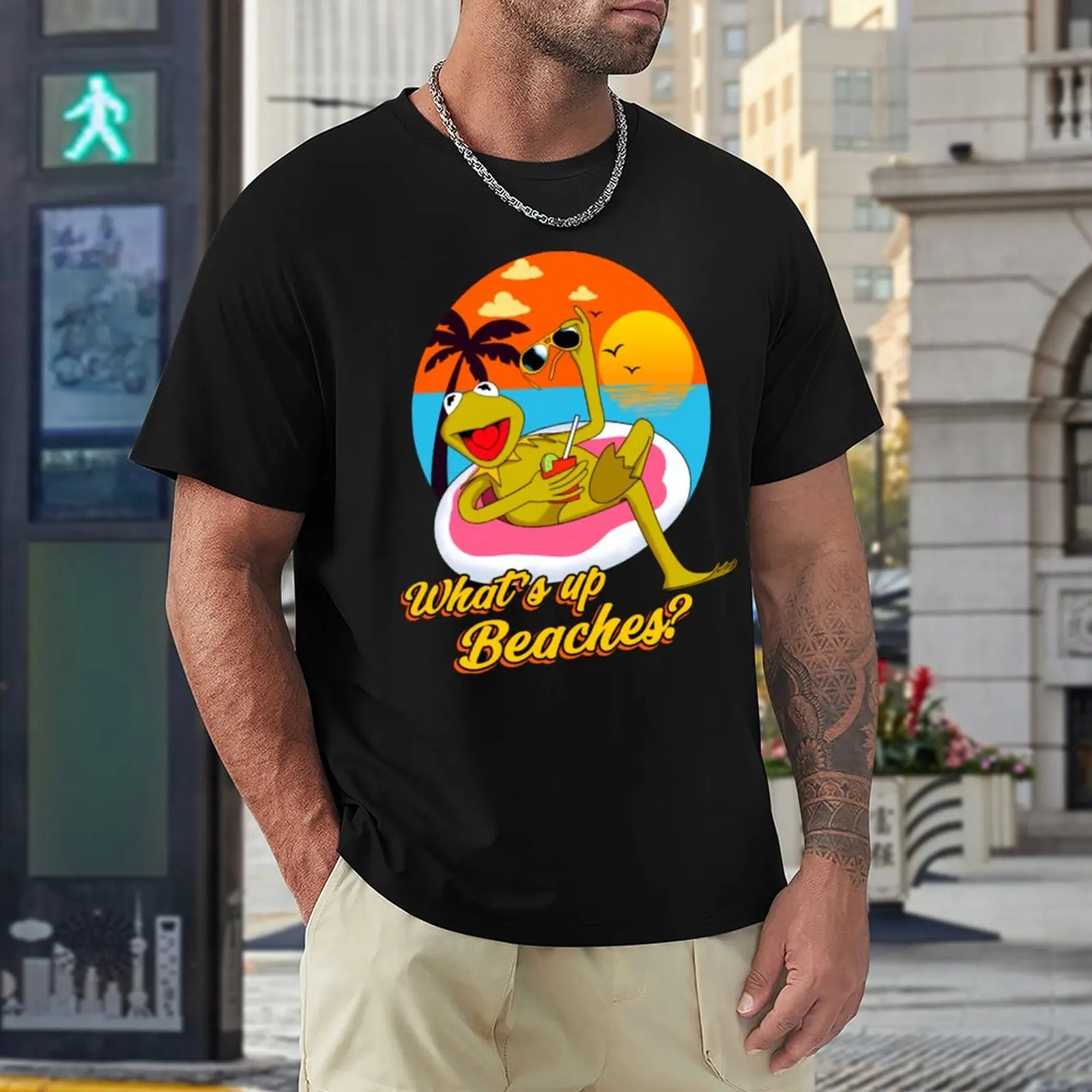 

Novelty Kermit Vacation Tshirt High Quality Home USA Size