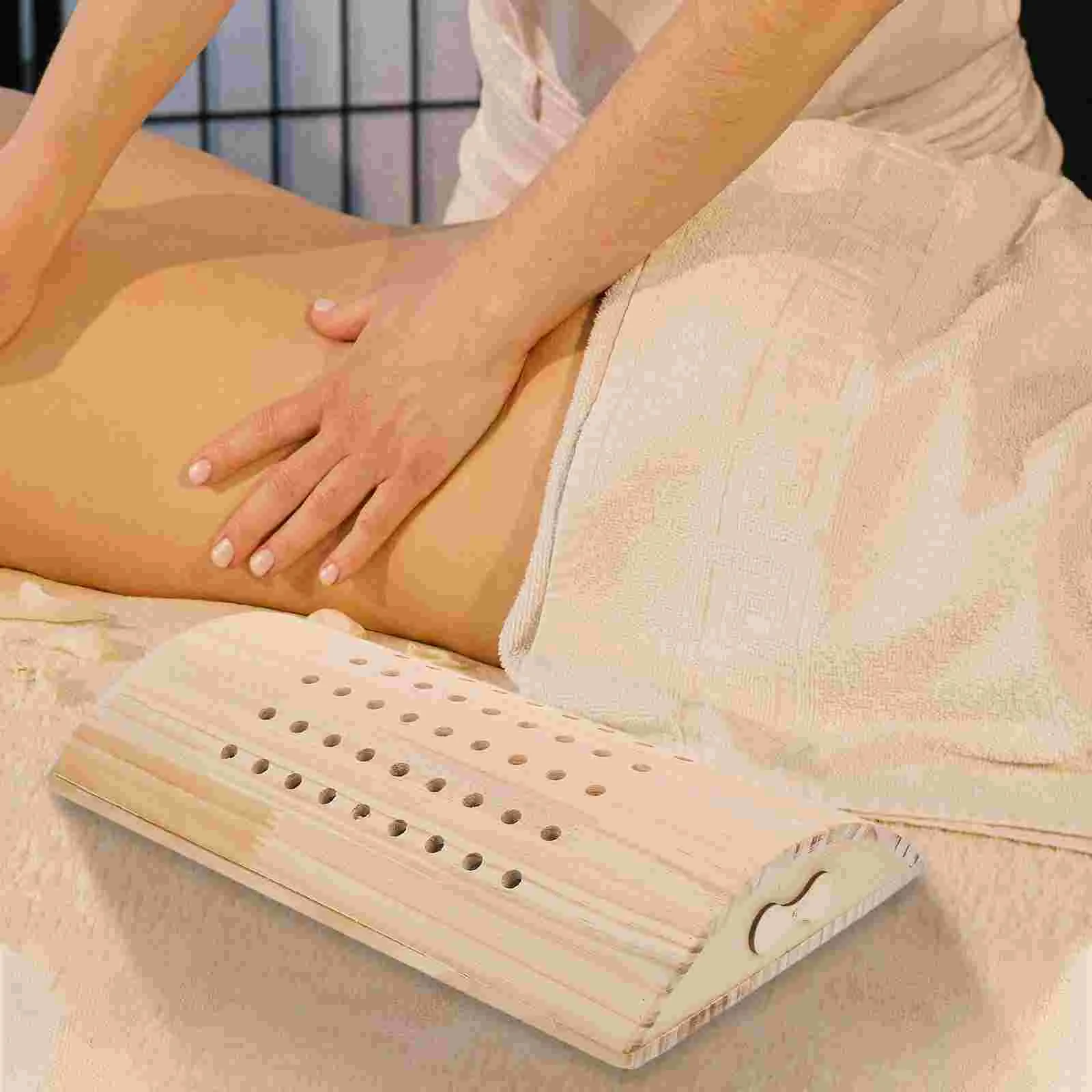 Прижигание поясничная подушка ванна шейная многоразовая деревянная нержавеющая