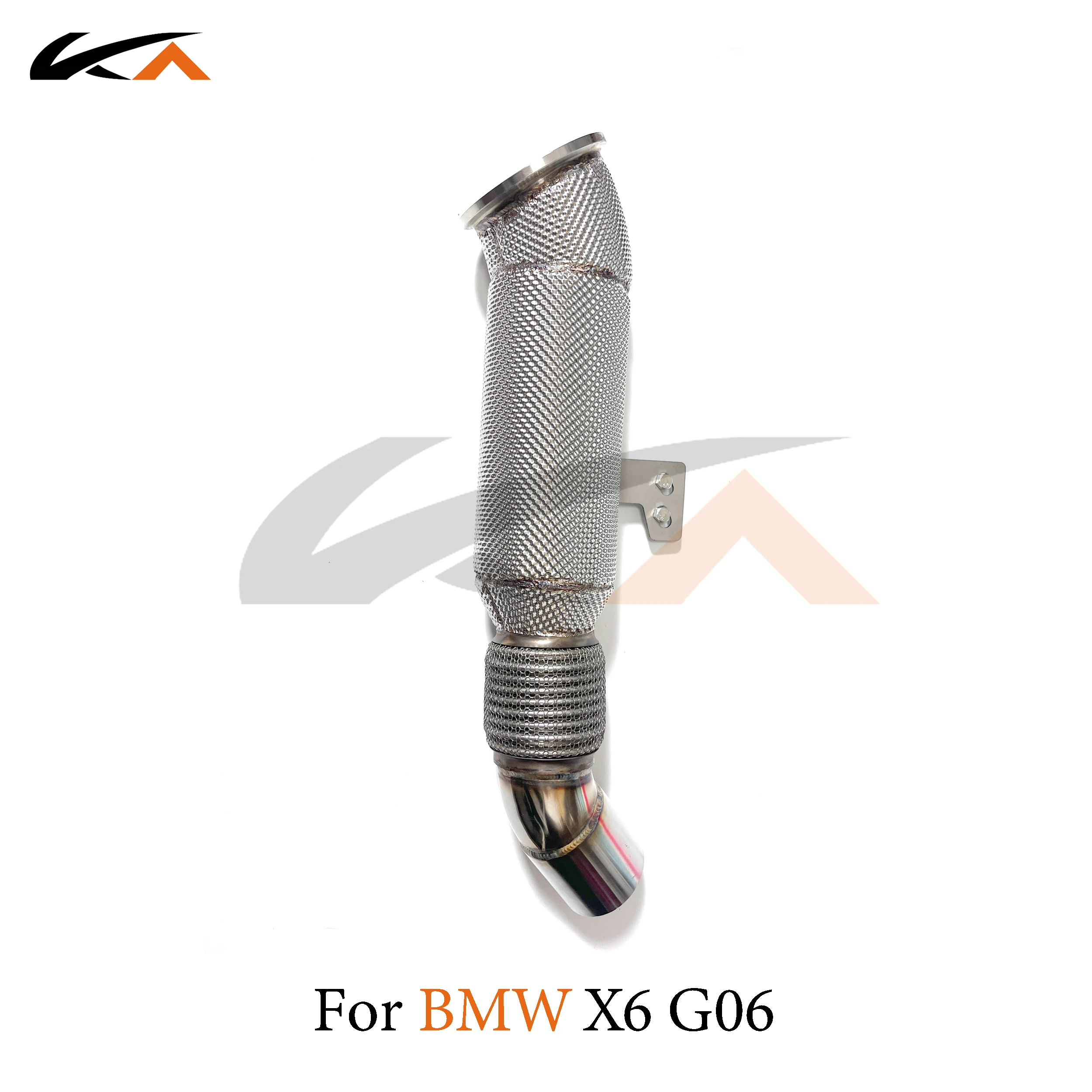 KA тюнинг выхлопной системы коллектор из нержавеющей водосточной трубы для BMW X6