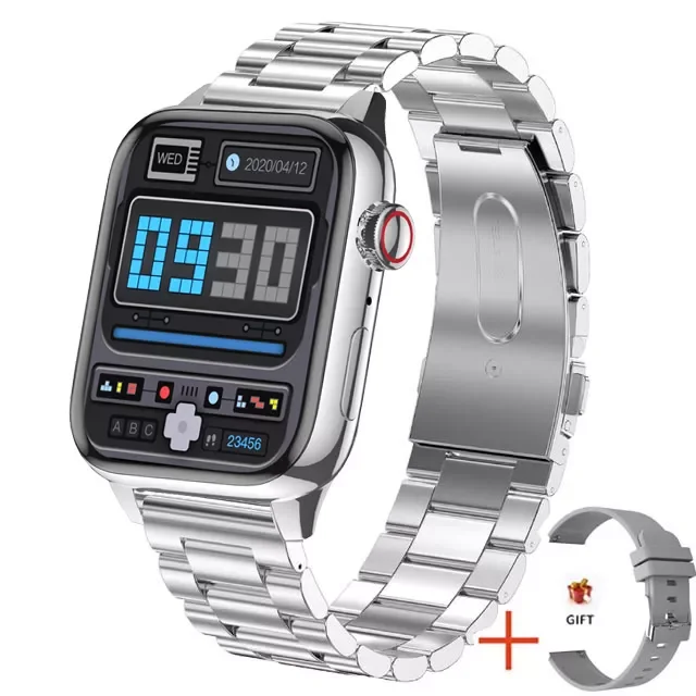 

2022NEW Watch Men Bluetooth Call Woman Smart Bracelet ECG+PPG Fitness Tracker 1.69 Inch Full Touch Screen Waterproof Smartwatch