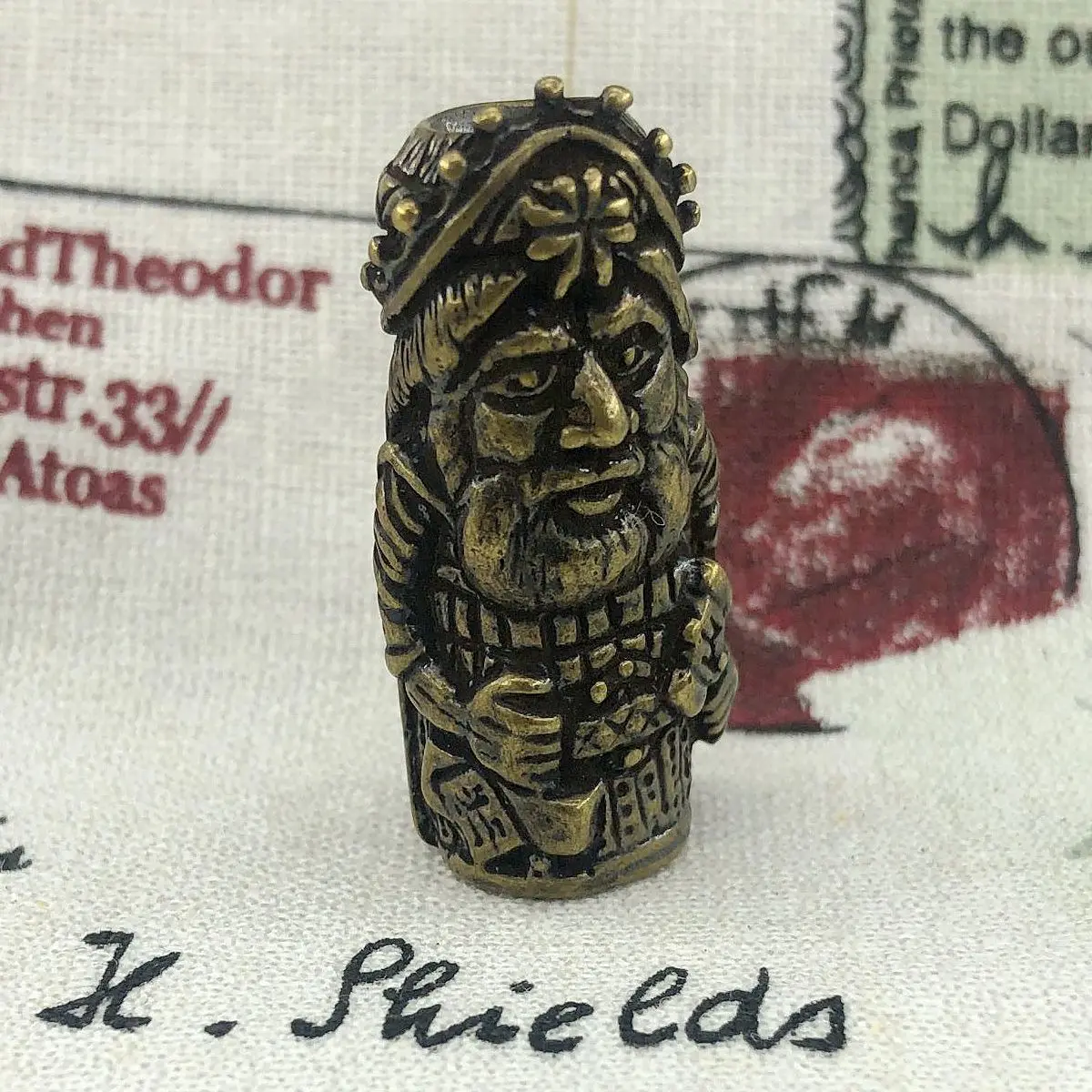 

DIY Tools EDC Heavenly Fire God Brass Knife Beads Lanyard Pendants Key Rings Accessories Umbrella Rope Bead Paracord Bead