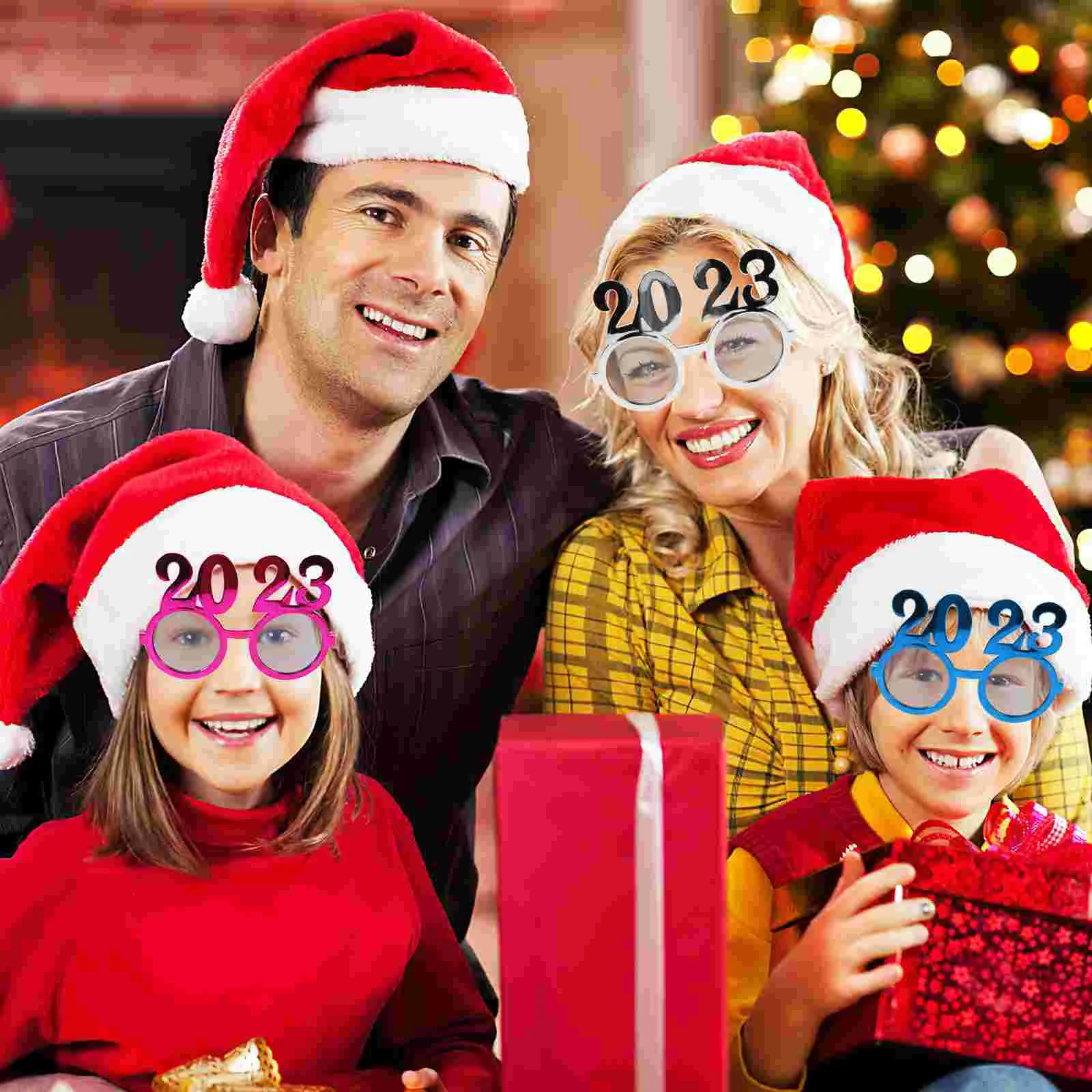 

Новинка для вечерние, новогодние очки, реквизит, солнцезащитные очки, очки для фотосъемки, забавные, на выпускной, товары для Года, платье дл...