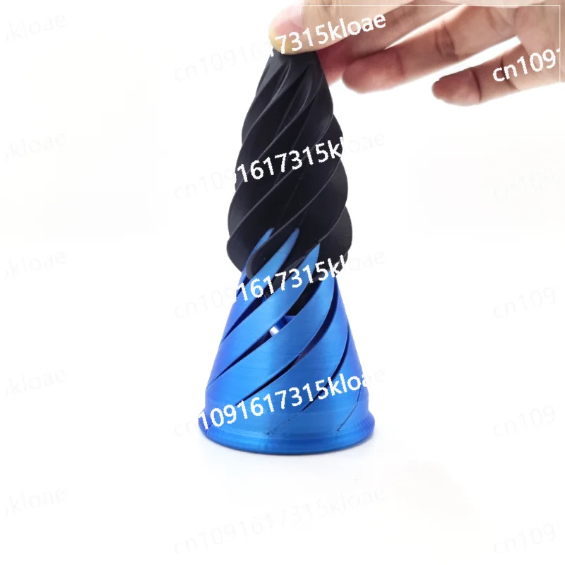 3D печать Спиральный Конус интернет знаменитости игрушка вращающееся дерево