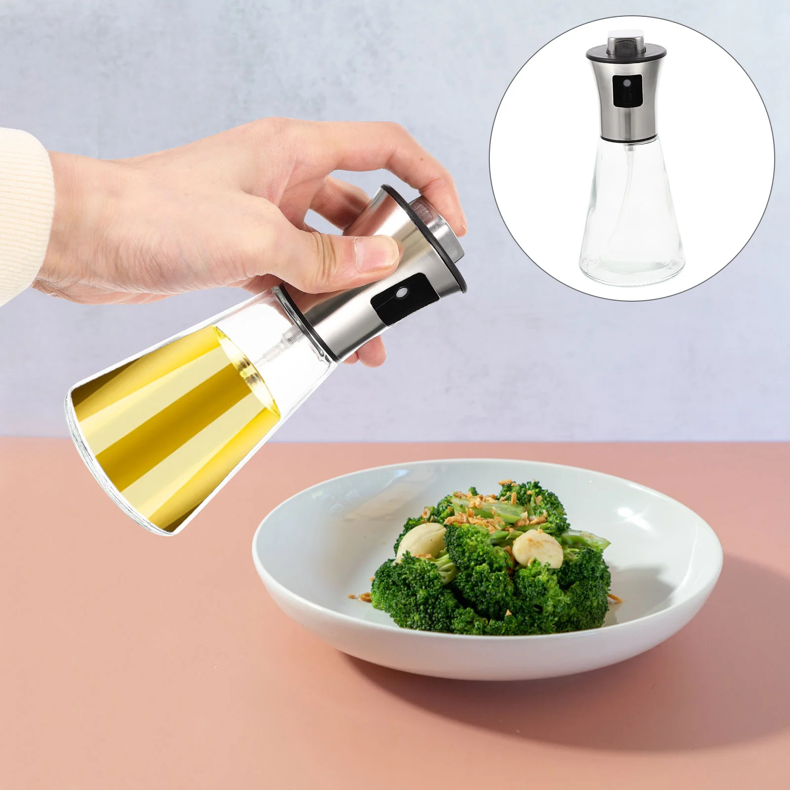 

Oil Sprayer Spray Dispenser Grilling Olive Oil Spray Bottle Cooking Oil Spray Bottle for Kitchen Home Restaurant Hotel