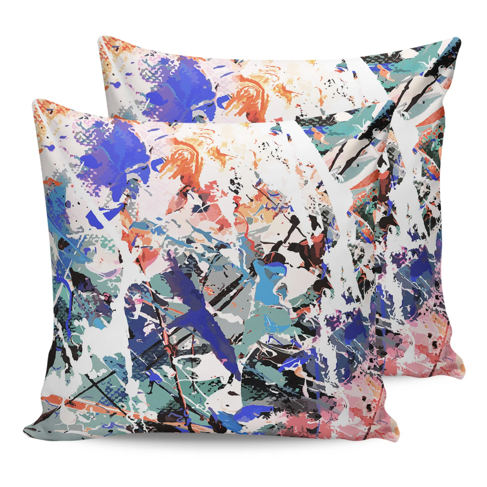 

2PC Pillowcase Street Graffiti Art Sofa Cushion Cover Bedding Dakimakura Pillow Cover For Bed House Home Decorative Pillow Cases