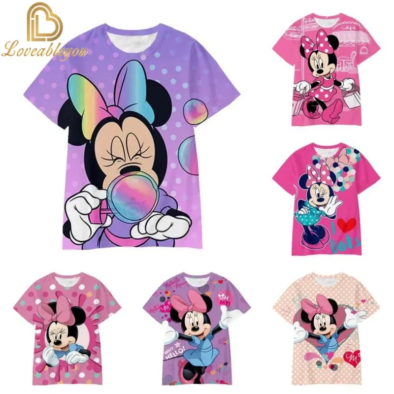 Детская летняя футболка с круглым вырезом и коротким рукавом