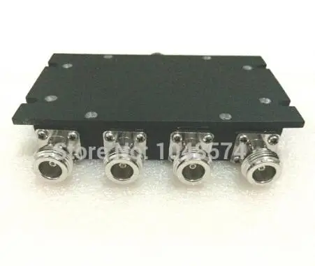 2G 3G 4G 698-2700MHz 4 Way Micro strip Power Splitter N Connector 4-way Power Divider For Mobile Phone Signal Booster