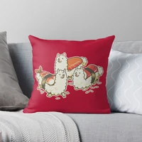 alpaca sushi niguiri throw pillow pillow case polyester home decora pillowcases throw pillow case kussensloop almohada poszewka