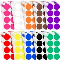 2 inch round color coding sticker 10 assorted colors circle dot labels self adhesive colored solid color sticker400