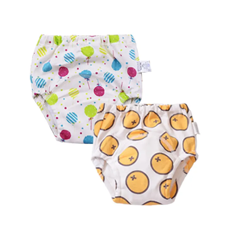 

2pcs/lot Baby Training Pants Washable 4 Layer Gauze Urine Cloth Bag Learning Pant Kids Cloth Diaper Breathable Diapers