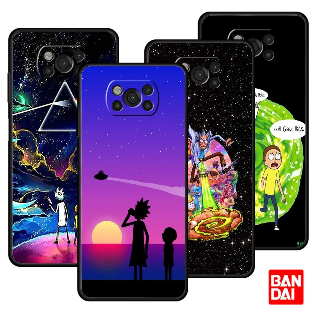 

Ricks Tv Show Case for Xiaomi Mi Poco X3 NFC F3 Redmi Note 9s 9 9A 9C 8 10 11 9T 8T 10T K40 Pro Plus Soft Luxury Capinha Cover