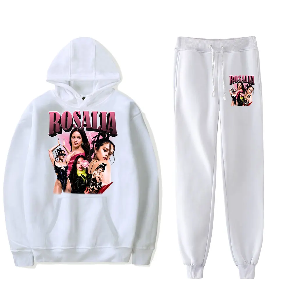 Roshola Motomami Merch Rosalia Винтаж 90-х годов Толстовки с капюшоном для мужчин и женщин Брюки