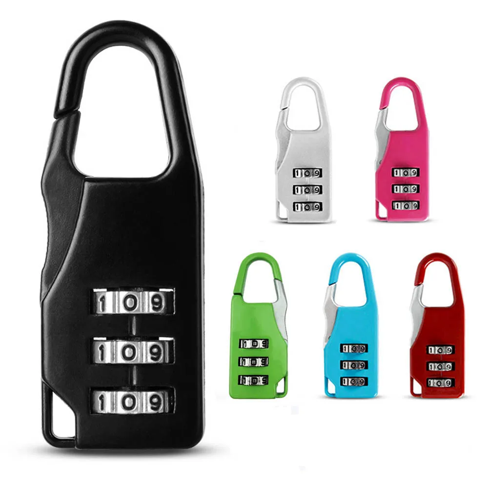 Mini Dial Digits Luggage Locks Code Number Password Combination Padlock Safety Travel Security Lock for Luggage Lock Padlock