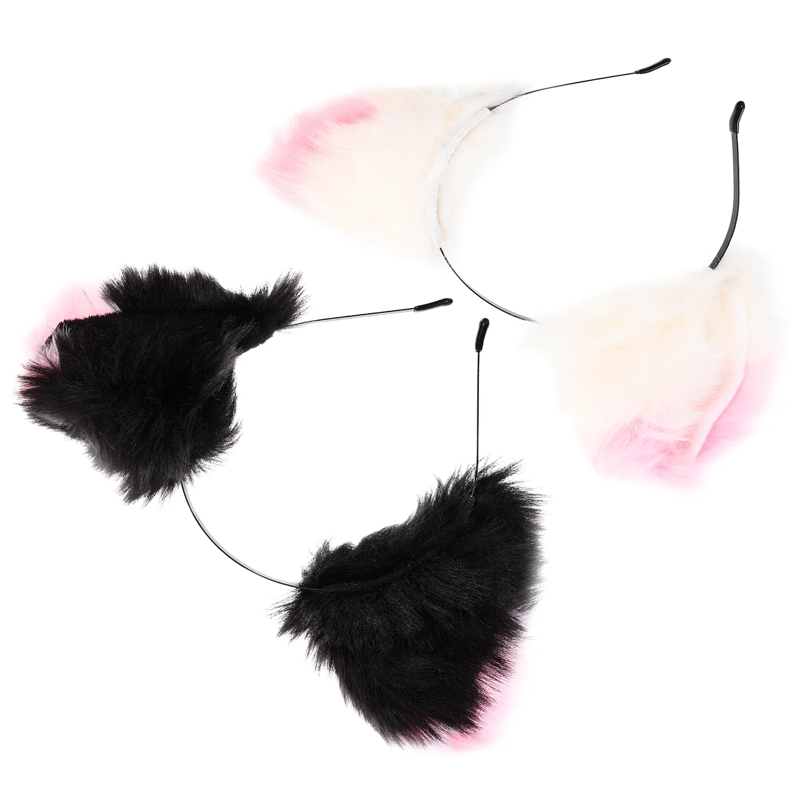 

Fox Ears Headband Plush Ear Headband Plush Chic Wear Furry Animal Charm Fluffy Simple Ornament