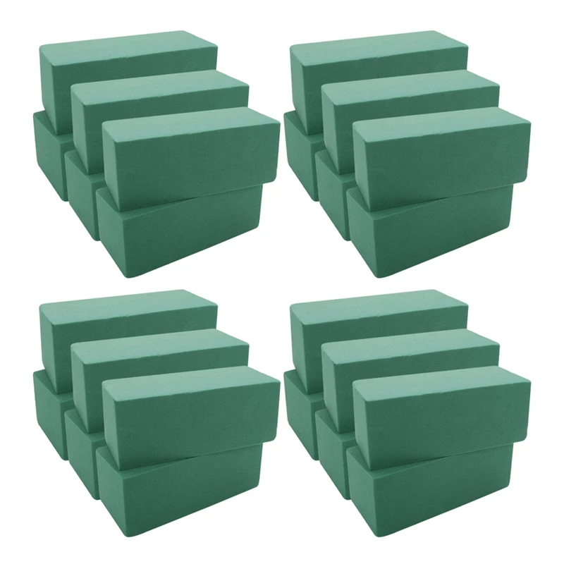 

JFBL Hot 24PCS Floral Foam Bricks Flower Packing Arranging Flowers Florist Supplies For Artificial Flowers Plants Decor