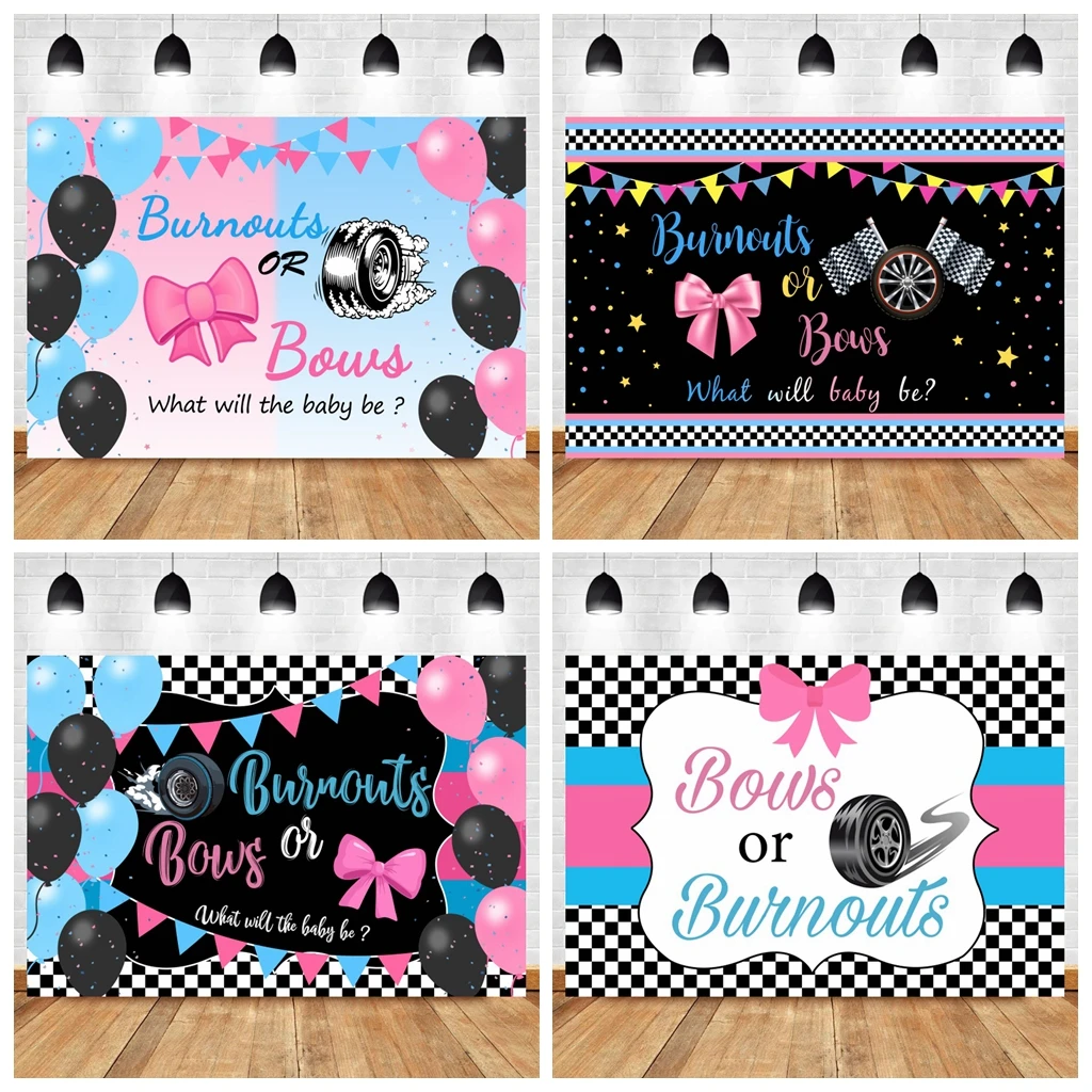 Фон для фотосъемки мальчиков или девочек с изображением пола или бантов