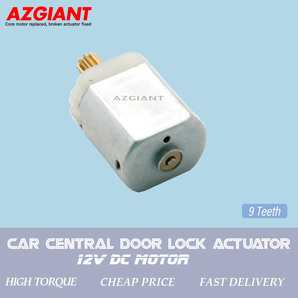 

AZGIANT 1-5pcs 9Teeth 4G1837015A Car Door Lock Actuator Assembly 12V DC Motor Engine Repair For Porsche Macan Cayenne Panamera